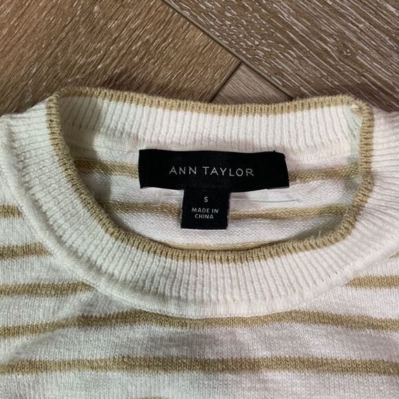 NWOT Ann Taylor Linen Blend Sweater Tee - Picture 4 of 5